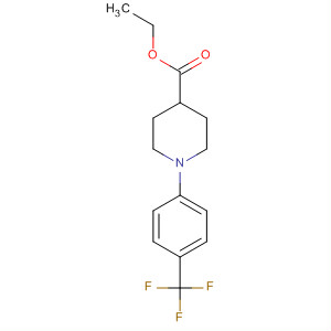 1-(4-(三氟甲基)苯基)哌啶-4-羧酸乙酯結(jié)構(gòu)式_681481-98-1結(jié)構(gòu)式