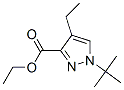 (9ci)-1-(1,1-二甲基乙基)-4-乙基-1H-吡唑-3-羧酸乙酯結構式_682757-46-6結構式