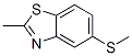 2-甲基-5-甲基硫代苯并噻唑結(jié)構(gòu)式_68386-29-8結(jié)構(gòu)式