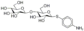 4-氨基苯基1-硫代-beta-D-纖維二糖糖苷結(jié)構(gòu)式_68636-51-1結(jié)構(gòu)式