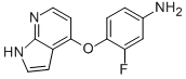4-(2-氟-4-氨基苯氧基)-7-氮雜吲哚結(jié)構(gòu)式_688781-75-1結(jié)構(gòu)式