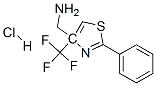 4-氨甲基-2-(4-三氟甲基)苯基-1,3-噻唑鹽酸鹽結(jié)構(gòu)式_690632-10-1結(jié)構(gòu)式