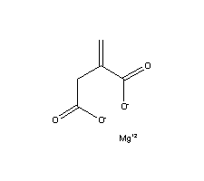 衣康酸鎂結構式_69064-18-2結構式