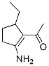 (9ci)-1-(2-氨基-5-乙基-1-環(huán)戊烯-1-基)-乙酮結構式_690660-94-7結構式