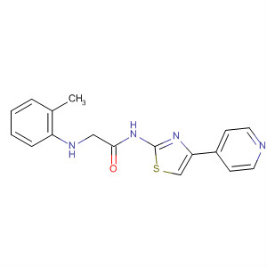 2-(甲基-苯基-氨基)-n-(4-吡啶-4-基-噻唑-2-基)-乙酰胺結(jié)構(gòu)式_692877-32-0結(jié)構(gòu)式