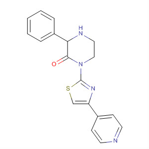 3-苯基-1-(4-吡啶-4-基-噻唑-2-基)-哌嗪-2-酮結(jié)構(gòu)式_692886-08-1結(jié)構(gòu)式