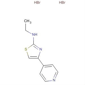 乙基-4-吡啶-4-基-噻唑-2-胺二氫溴酸結(jié)構(gòu)式_692891-67-1結(jié)構(gòu)式
