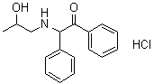 (8CI)-2-[(2-羥基丙基)氨基]-2-苯基苯乙酮鹽酸鹽結(jié)構(gòu)式_6962-12-5結(jié)構(gòu)式