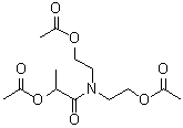 2-(乙?；趸?-N,N-雙[2-(乙酰基氧基)乙基]-丙酰胺結(jié)構(gòu)式_6974-34-1結(jié)構(gòu)式