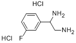 1-(3-氟-苯基)-乙烷-1,2-二胺雙鹽酸鹽結(jié)構(gòu)式_69810-91-9結(jié)構(gòu)式