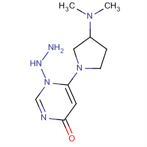 [1-(6-肼基-嘧啶-4-基)-吡咯烷-3-基]-二甲基-胺結(jié)構(gòu)式_700803-95-8結(jié)構(gòu)式