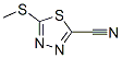 5-(甲基硫代)-1,3,4-噻二唑-2-甲腈結(jié)構(gòu)式_70391-06-9結(jié)構(gòu)式