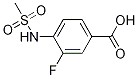 3-氟-4-[(甲基磺?；?氨基]苯甲酸結(jié)構(gòu)式_716361-59-0結(jié)構(gòu)式