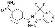 4-(4-甲基-5-(2-(三氟甲基)苯基)-4H-1,2,4-噻唑-3-基)雙環(huán)[2.2.2]辛烷-1-羧酰胺結構式_719274-83-6結構式