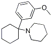 1-[1-(3-甲氧基苯基)環(huán)己基]哌啶結構式_72242-03-6結構式