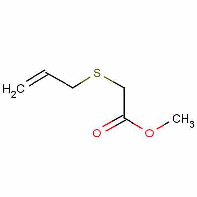(2-丙烯基硫代)乙酸甲酯結(jié)構式_72867-23-3結(jié)構式