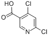4,6-Dichloronicotinic acid Structure,73027-79-9Structure
