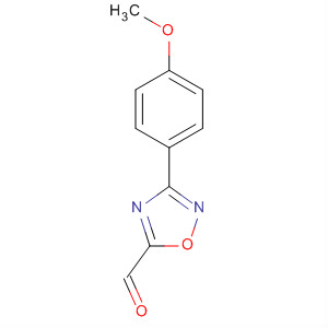 3-(4-甲氧基苯基)-1,2,4-噁二唑-5-甲醛結構式_73217-77-3結構式