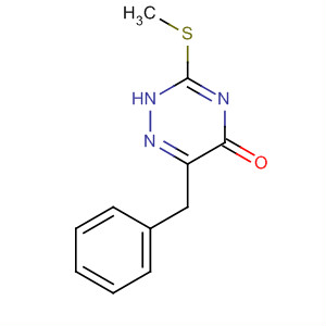 3-(甲基硫代)-6-芐基-1,2,4-噻嗪-5(2H)-酮結(jié)構(gòu)式_7338-74-1結(jié)構(gòu)式