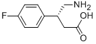 (R)-4-氨基-3-(4-氟苯基)丁酸結(jié)構(gòu)式_741217-33-4結(jié)構(gòu)式