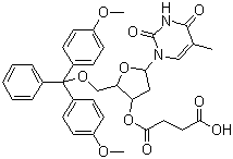 5’-O-(4,4’-Dimethoxytrityl)-thymidine-3’-O-succinic acidStructure,74405-40-6Structure 5’-O-(4,4’-Dimethoxytrityl)-thymidine-3’-O-succinic acid Structure,74405-40-6Structure