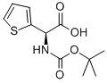 (R)-2-((叔丁氧基羰基)氨基)-2-(噻吩-2-基)乙酸結構式_74562-03-1結構式