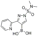 (1-(N,N-二甲基磺?；?-3-(吡啶-2-基)-1H-吡唑-4-基)硼酸結(jié)構(gòu)式_746668-81-5結(jié)構(gòu)式