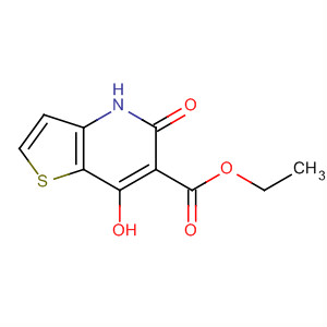 7-羥基-5-氧代-4,5-二氫噻吩并[3,2-b]吡啶-6-羧酸乙酯結(jié)構(gòu)式_74695-36-6結(jié)構(gòu)式