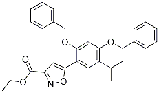 5-(2,4-雙(芐氧基)-5-異丙基苯基)異噁唑-3-羧酸乙酯結(jié)構(gòu)式_747414-20-6結(jié)構(gòu)式