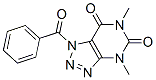 1-苯甲?；?4,6-二甲基-1H-1,2,3-噻唑并[4,5-d]嘧啶-5,7(4h,6h)-二酮結(jié)構(gòu)式_7499-84-5結(jié)構(gòu)式