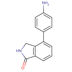 4-(4-氨基苯基)-2,3-二氫-1H-異吲哚-1-酮結(jié)構(gòu)式_765948-62-7結(jié)構(gòu)式