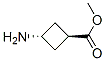 (1R,3r)-甲基 3-氨基環(huán)丁烷羧酸結(jié)構(gòu)式_766458-70-2結(jié)構(gòu)式