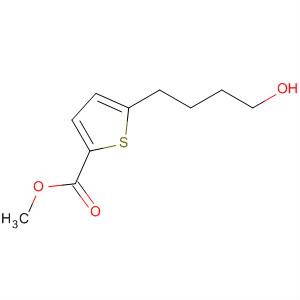 5-(4-羥基丁基)噻吩-2-羧酸甲酯結(jié)構(gòu)式_76865-50-4結(jié)構(gòu)式