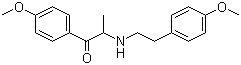 2-(4-甲氧基苯乙基氨基)-1-(4-甲氧基苯基)-1-丙酮結(jié)構(gòu)式_773045-10-6結(jié)構(gòu)式