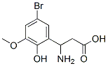 3-氨基-3-(5-溴-3-甲氧基-2-羥基苯基)-丙酸結(jié)構(gòu)式_773122-63-7結(jié)構(gòu)式
