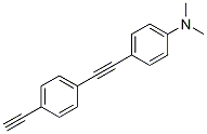 4-((4-乙炔苯基)乙炔)-N,N-二甲基苯胺結(jié)構(gòu)式_778593-53-6結(jié)構(gòu)式