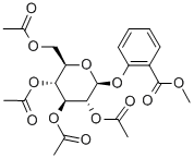 (2-甲氧基羰基)苯基-2-,3,4,6-四-o-乙?；?beta-d-吡喃葡萄糖結(jié)構(gòu)式_7791-66-4結(jié)構(gòu)式