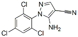 5-氨基-1-(2,4,6-三氯苯基)-1H-吡唑-4-甲腈結(jié)構(gòu)式_79002-96-3結(jié)構(gòu)式