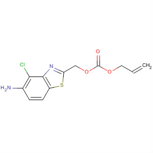 (5-氨基-4-氯-1,3-苯并噻唑-2-基)甲基碳酸烯丙酯結(jié)構(gòu)式_790689-72-4結(jié)構(gòu)式