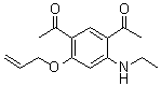 1,1-(4-烯丙氧基-6-乙基氨基-1,3-亞苯基)二乙酮結(jié)構(gòu)式_79324-50-8結(jié)構(gòu)式