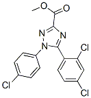 1-(4-氯苯基)-5-(2,4-二氯苯基)-1H-1,2,4-噻唑-3-羧酸甲酯結構式_796875-16-6結構式
