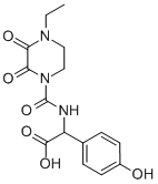 (2R)-2-((4-乙基-2,3-二氧基哌嗪)甲酰胺)-p-羥基苯乙酸結(jié)構(gòu)式_79868-75-0結(jié)構(gòu)式
