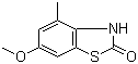 6-甲氧基-4-甲基-2(3h)-苯并噻唑酮結構式_80689-16-3結構式