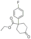 1-(4-氟苯基)-4-氧代環(huán)己烷羧酸乙酯結(jié)構(gòu)式_80912-59-0結(jié)構(gòu)式