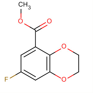 7-氟-2,3-二氫-1,4-苯并二噁英-5-羧酸甲酯結(jié)構(gòu)式_819800-84-5結(jié)構(gòu)式