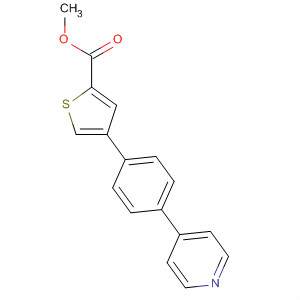 4-(4-(吡啶-4-基)苯基)噻吩-2-羧酸甲酯結(jié)構(gòu)式_820224-07-5結(jié)構(gòu)式