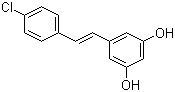 5-[(1E)-2-(4-氯苯基)乙烯]-1,3-苯二醇結(jié)構式_823804-63-3結(jié)構式