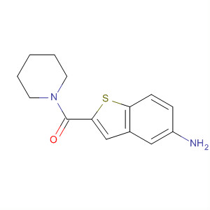 (5-氨基苯并[b]噻吩-2-基)-1-哌啶基甲酮結(jié)構(gòu)式_832102-94-0結(jié)構(gòu)式