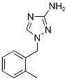1-(2-甲基芐基)-1H-1,2,4-噻唑-3-胺結(jié)構(gòu)式_832740-49-5結(jié)構(gòu)式