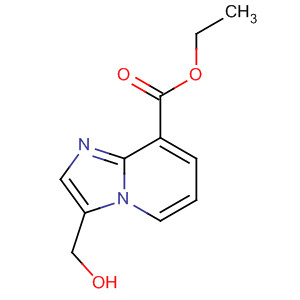 3-(羥基甲基)h-咪唑并[1,2-a]吡啶-8-羧酸乙酯結(jié)構(gòu)式_834869-05-5結(jié)構(gòu)式